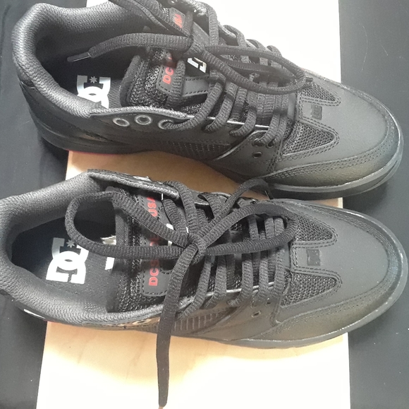 DC shoes maswell black/red size 8 - Picture 5 of 6